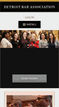 Mobile Screenshot of detroitlawyer.org